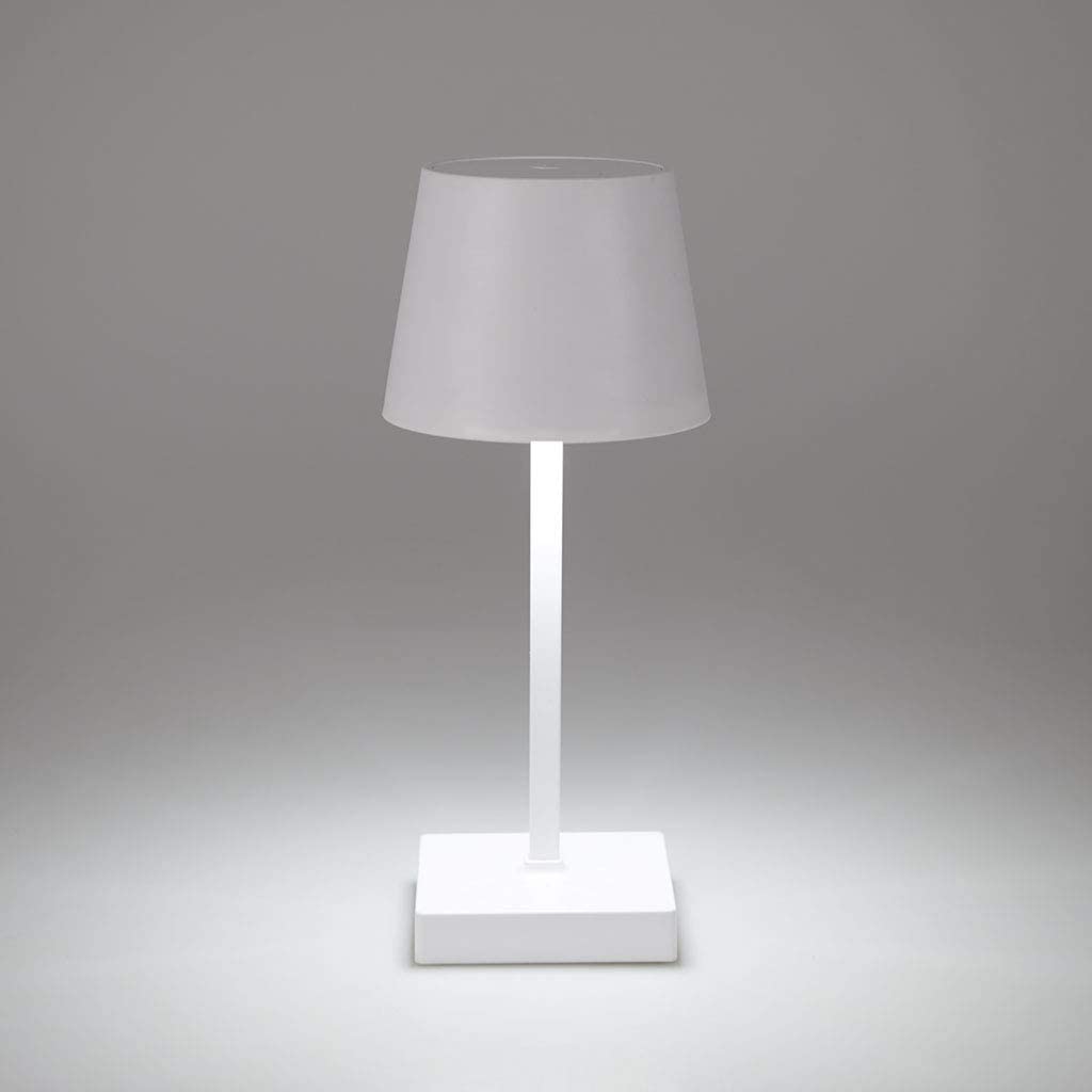 Una lámpara de mesa de luz minimalista