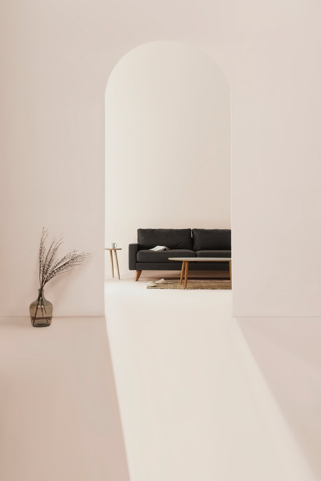 Estilo minimalista en diseño de Interiores